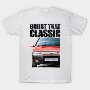 Boost that Classic Fiat Uno Turbo T-Shirt